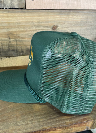Custom BEST BUCKING DAD Father’s Day Special Edition Custom Embroidered Green Mesh Trucker Snapback Cap Hat