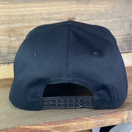 Custom Alabama Vintage Patch Black Rope Snapback Cap Hat