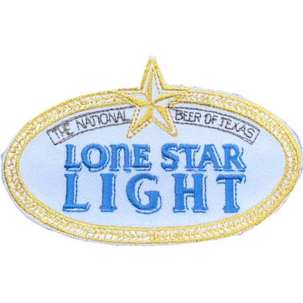 Vintage Lone Star Light Beer National Beer of Texas Sew on Patch