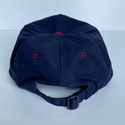 My DAD Is Inmate of the Month Folsom State Prison Yellow Thread Vintage Navy Mid to High Crown Maroon Brim Strapback Hat Cap Custom Embroidery