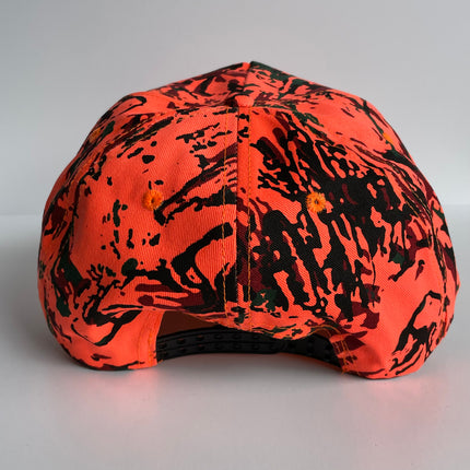 Custom Astros patch Vintage Orange Camo Rope Snapback Cap Hat