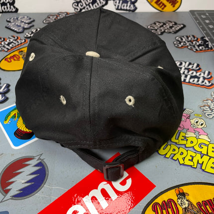 My Money Goes To Beer Vintage Custom Embroidered Strapback Black Crown Cap Hat