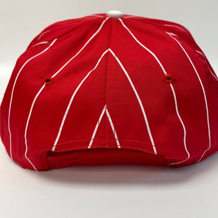 Custom Georgia Bulldogs Dawg Pinstripe Vintage Patch Red SnapBack Hat Cap Ready to Ship