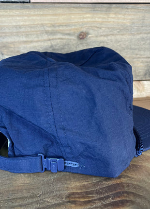 Custom Embroidered Gods Last Name Is Not Damn it Vintage Custom Embroidered Navy Rope Zip Back Cap Hat
