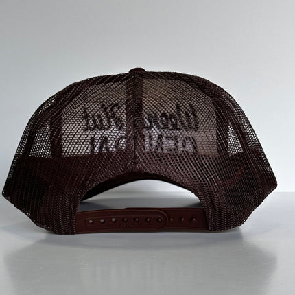 Weenie Hut General Brown Mesh Trucker SnapBack Hat Cap Funny Potent Frog Collab Custom Embroidery