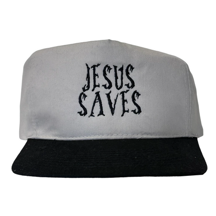 JESUS SAVES Vintage Strapback Cap Hat Custom Embroidered