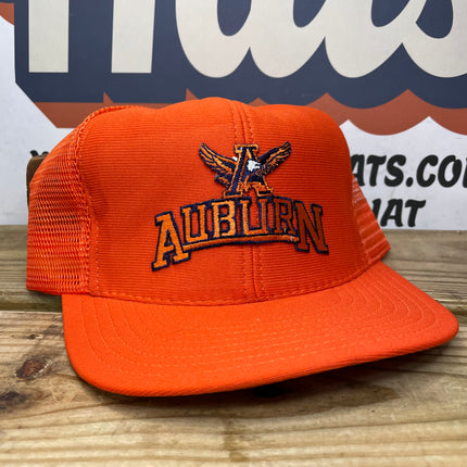 Custom Auburn Mesh Trucker Snapback Cap Hat Made in USA Original