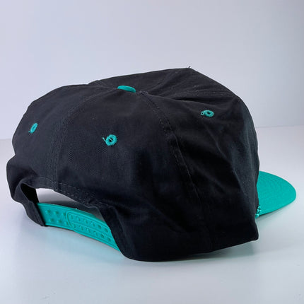 BEER KING OF BUDS Vintage Turquoise Green Rope Snapback Cap Hat Custom Embroidered