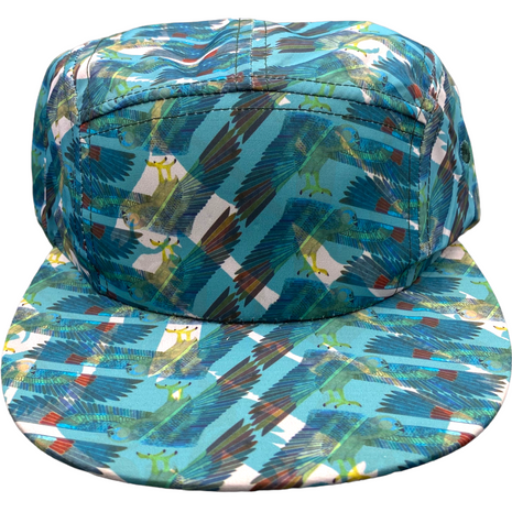 Vintage Blank 5 Panel Snapback Hat Cap