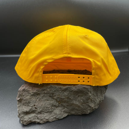 Custom wrangler yellow snapback hat cat ready to ship
