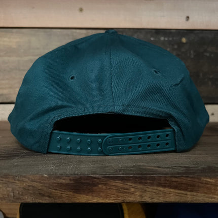 Uncle Juff Vintage Green SnapBack Hat Cap Custom Embroidery