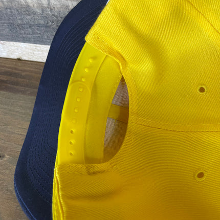 Custom Busch Beer Vintage Yellow Blue Rope SnapBack Hat Cap