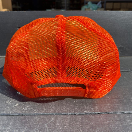 Weekend Hooker on a vintage orange mesh Trucker Snapback Hat Cap Funny –  Old School Hats