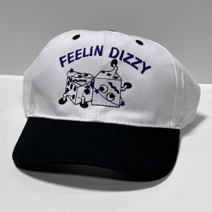 Feelin Dizzy on Vintage Snapback Hat Custom Embroidery