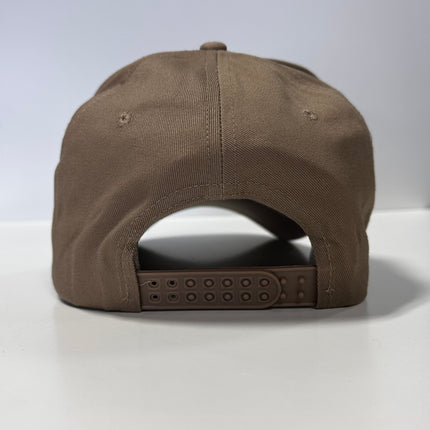 Less Mosh Pitts More Two Steps Tan SnapBack Hat Cap with rope Custom Embroidery