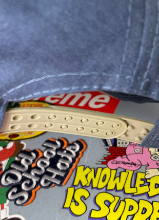 GOD IS GREAT Beer is good People are Crazy Vintage Custom Embroidered Rope Indigo Snapback Cap Hat