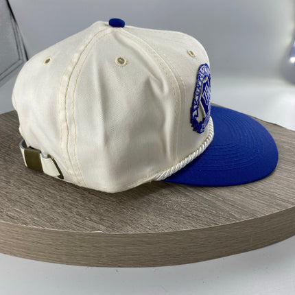 Custom university of Kentucky wildcats with Miller lite vintage off while crown white rope strap back hat cap (ready to ship)