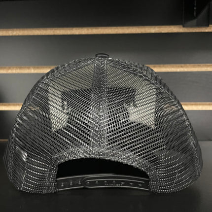 Johnny Cash Owes Me $5 Vintage Black Mesh Trucker Snapback Cap Hat Custom Embroidered